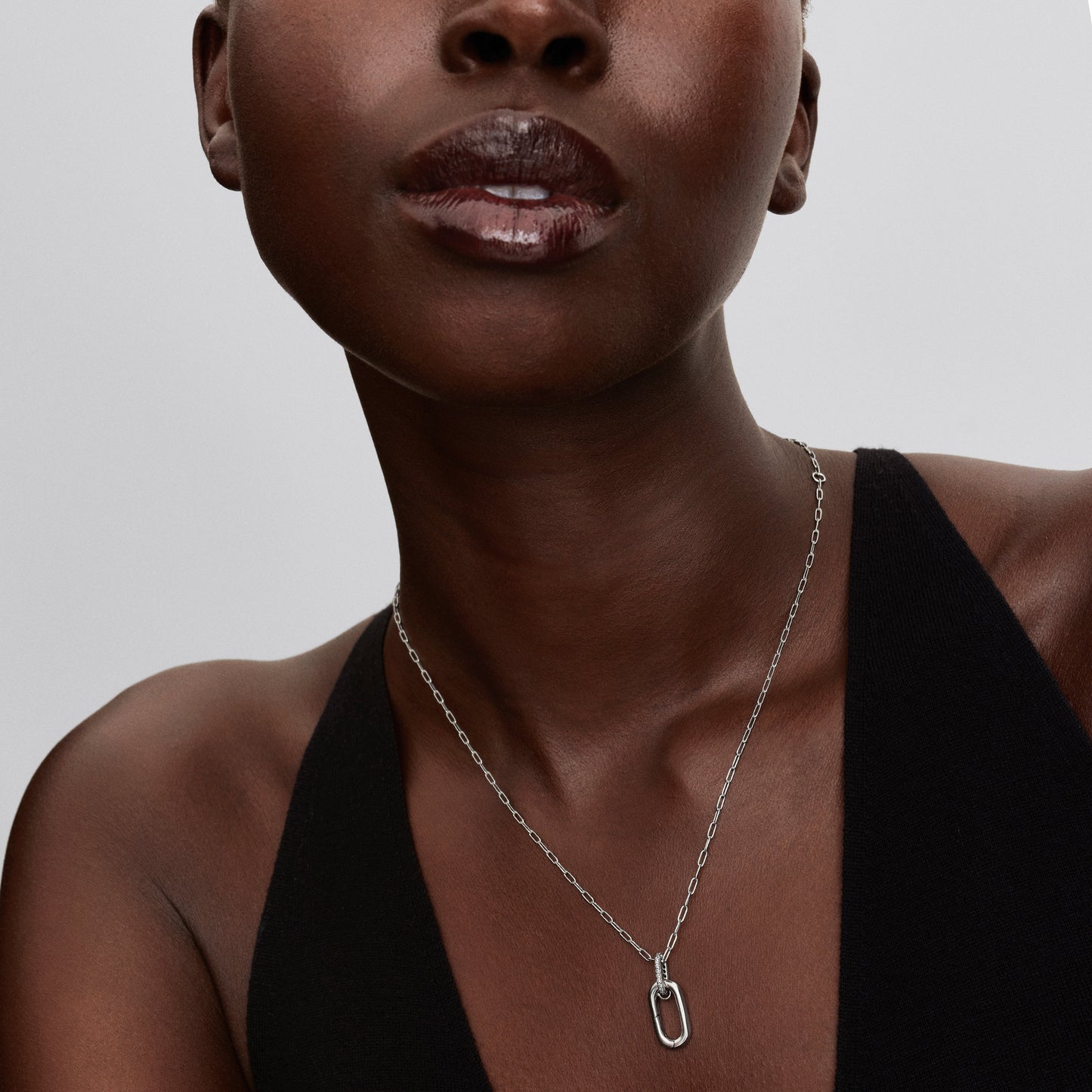 Openable Link Pendant Necklace