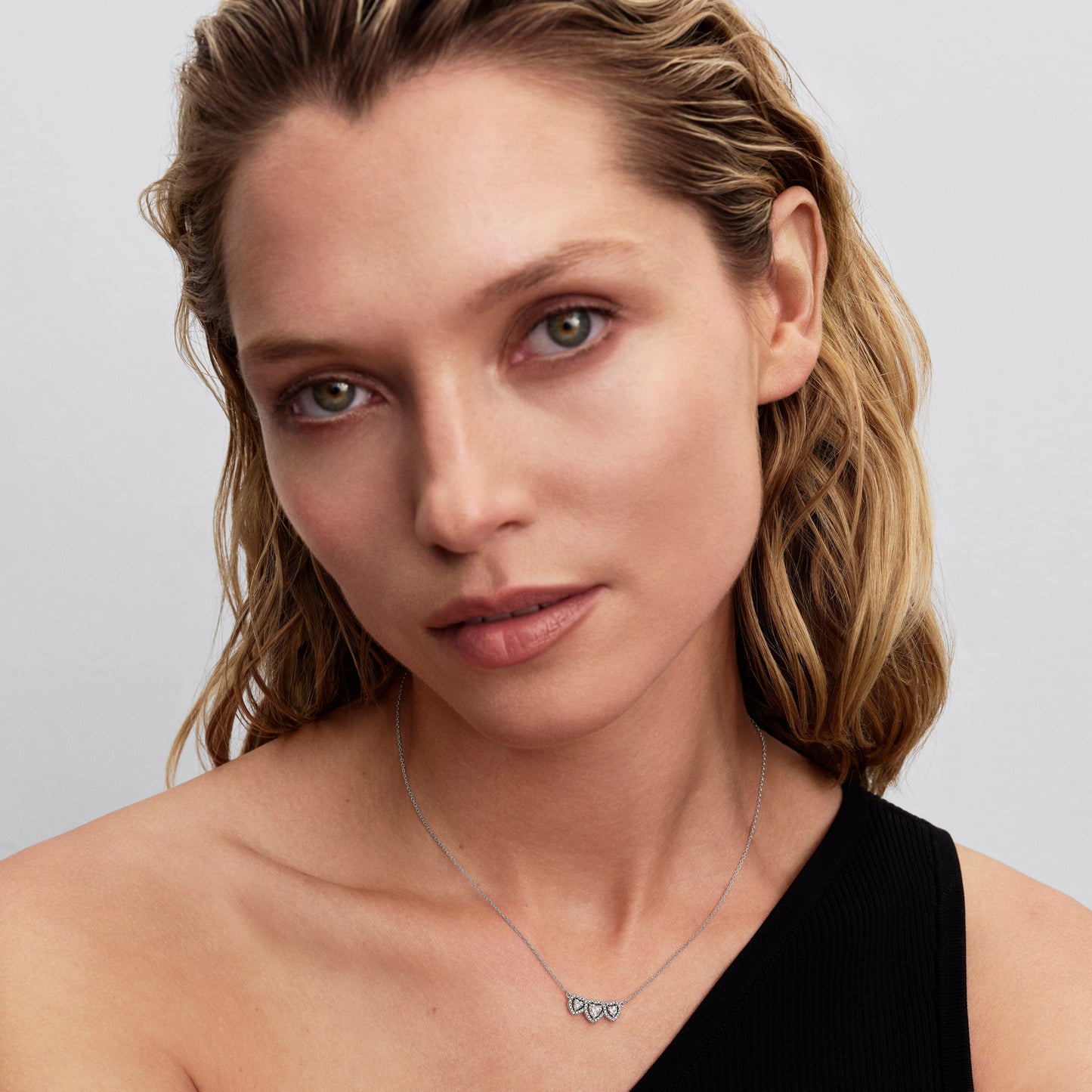 Halo Heart Trilogy Collier Necklace
