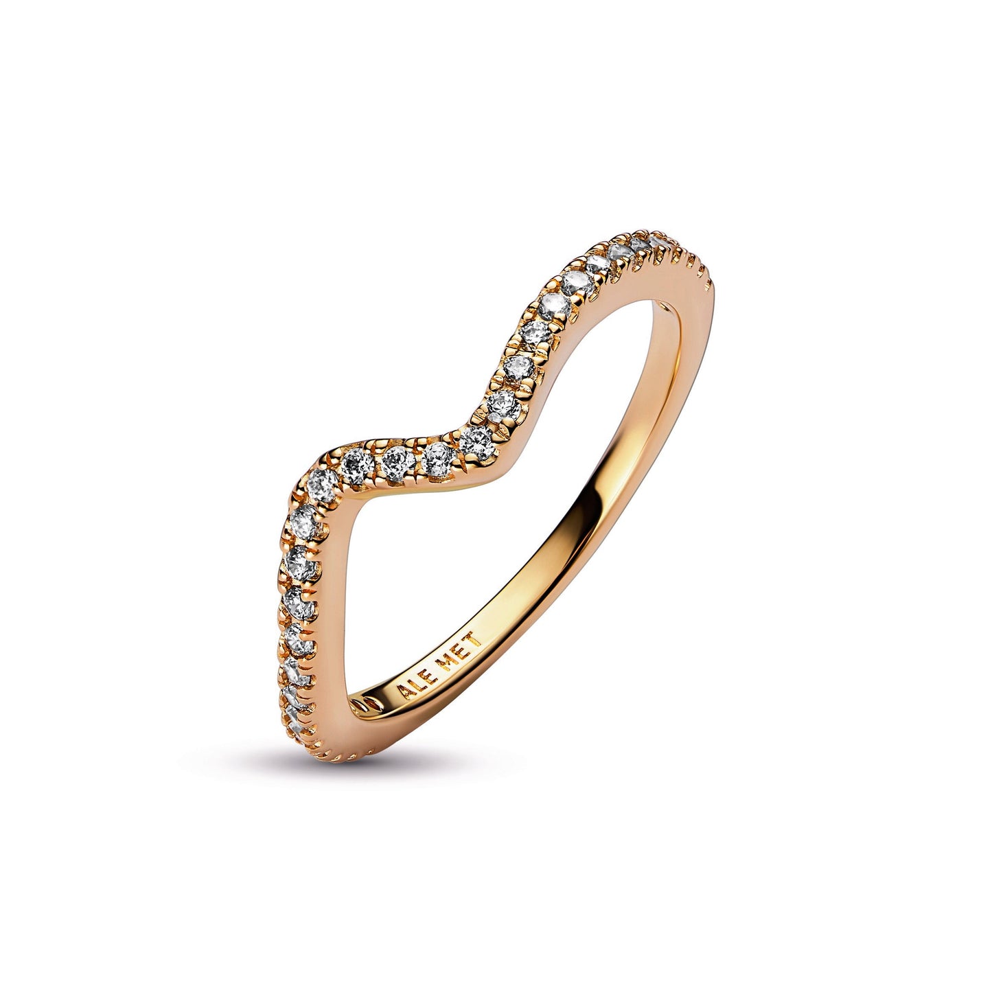Sparkling Wave Ring