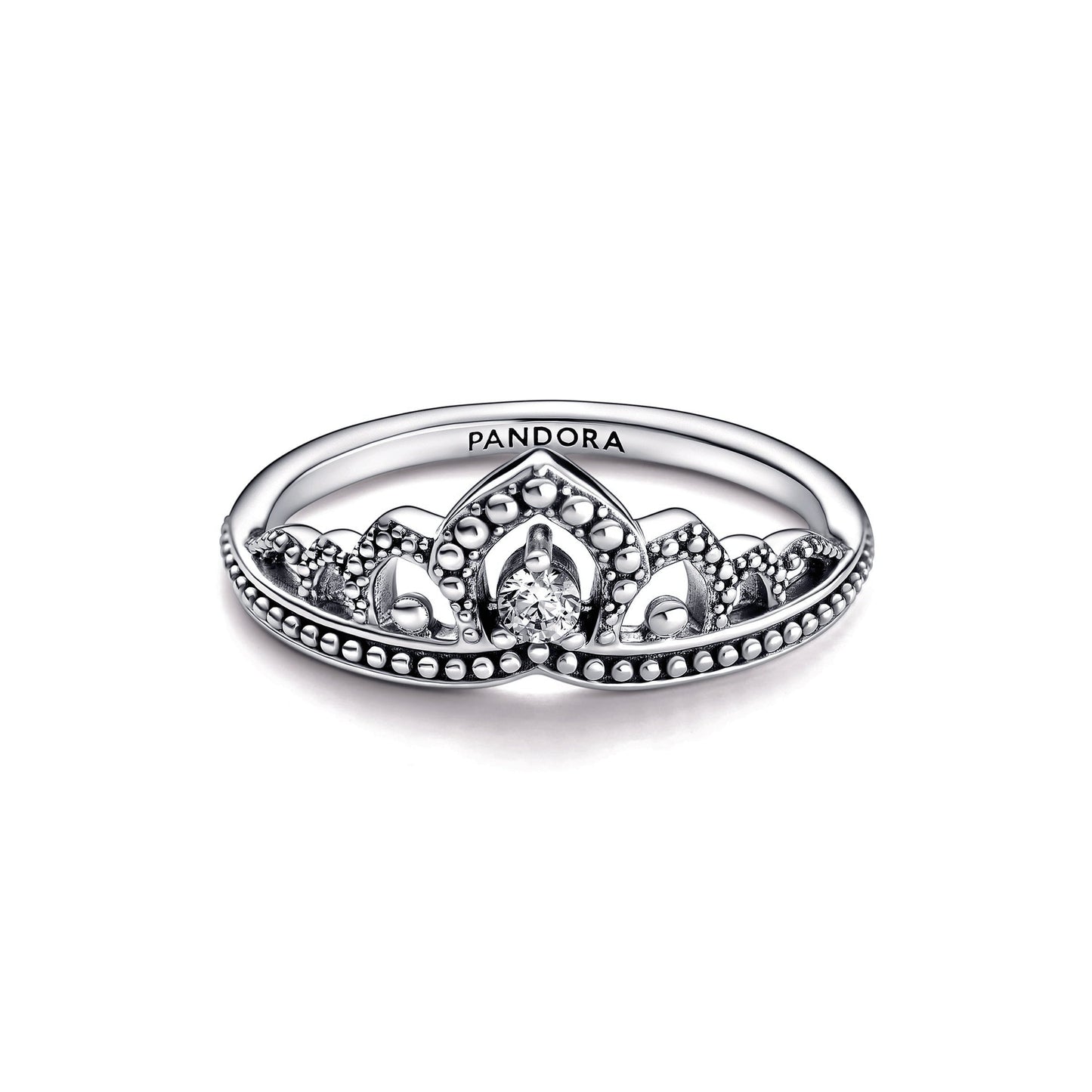 Regal Beaded Tiara Ring