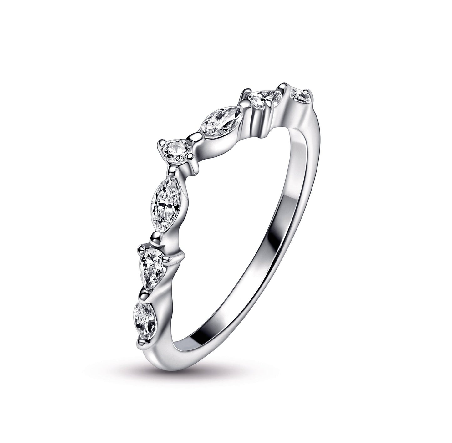 Pandora Timeless Wish Sparkling Alternating Ring