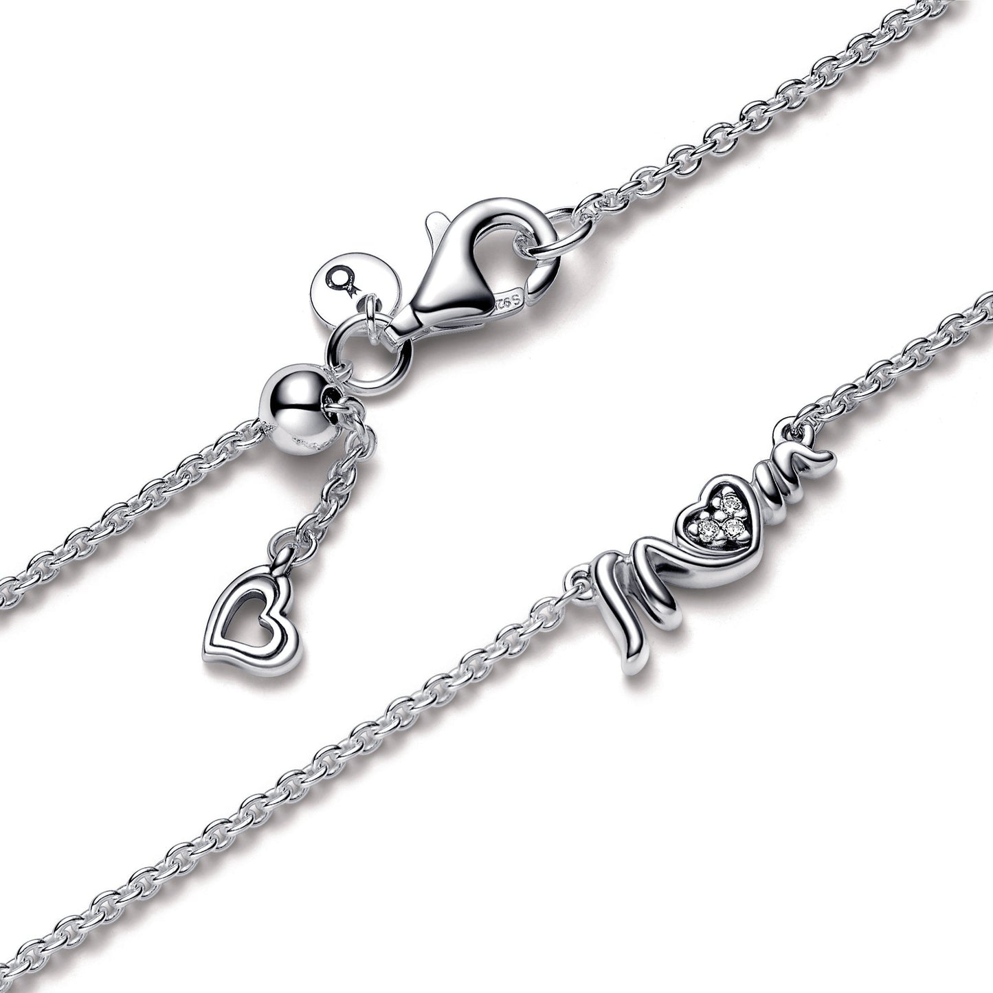 Mum Pavé Collier Necklace