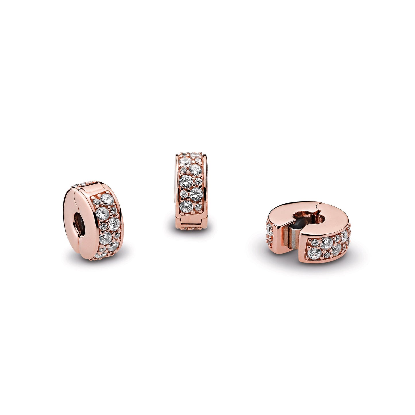 Clear Pavé Clip Charm