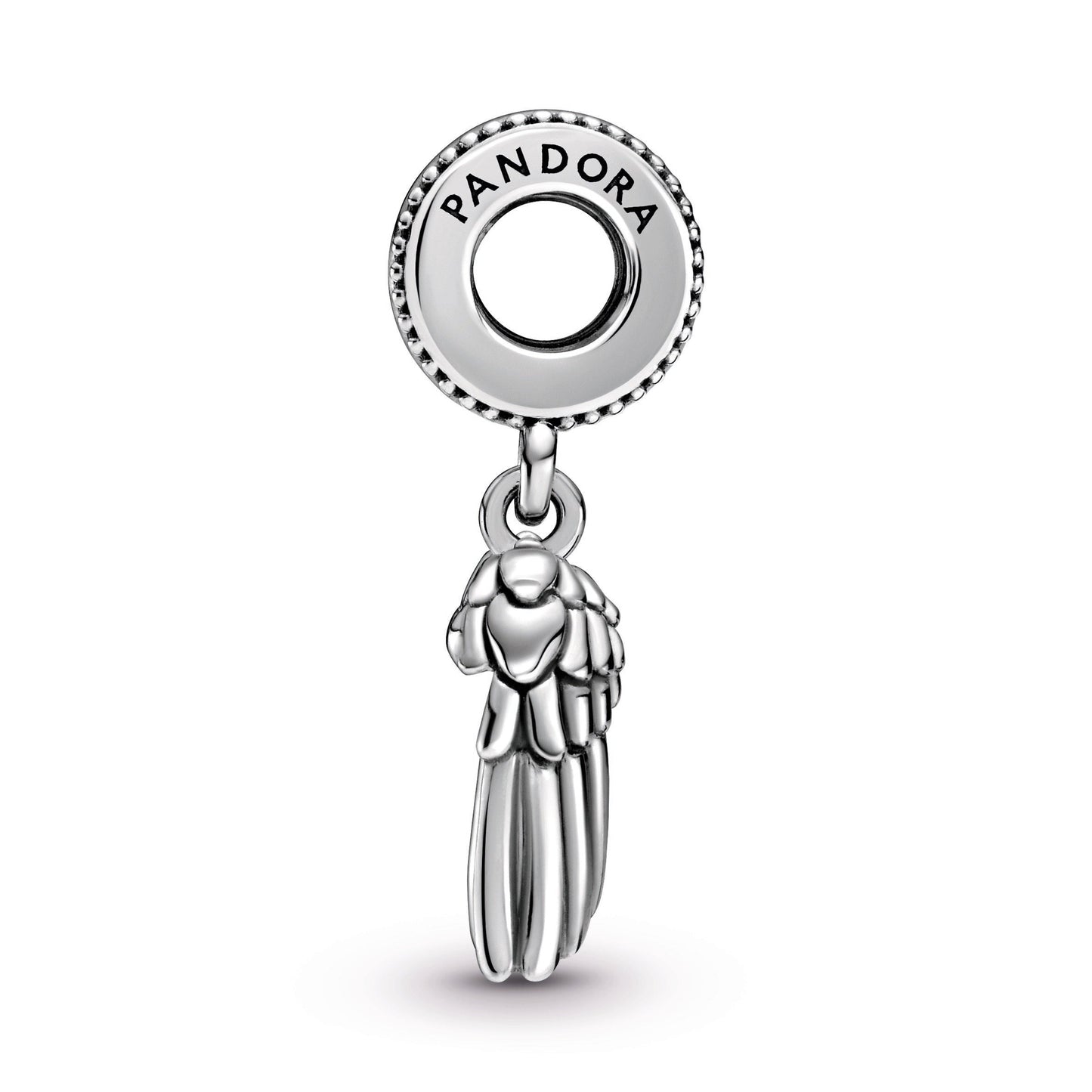 Pandora Club 2021 Angel Wings & Heart Dangle Charm