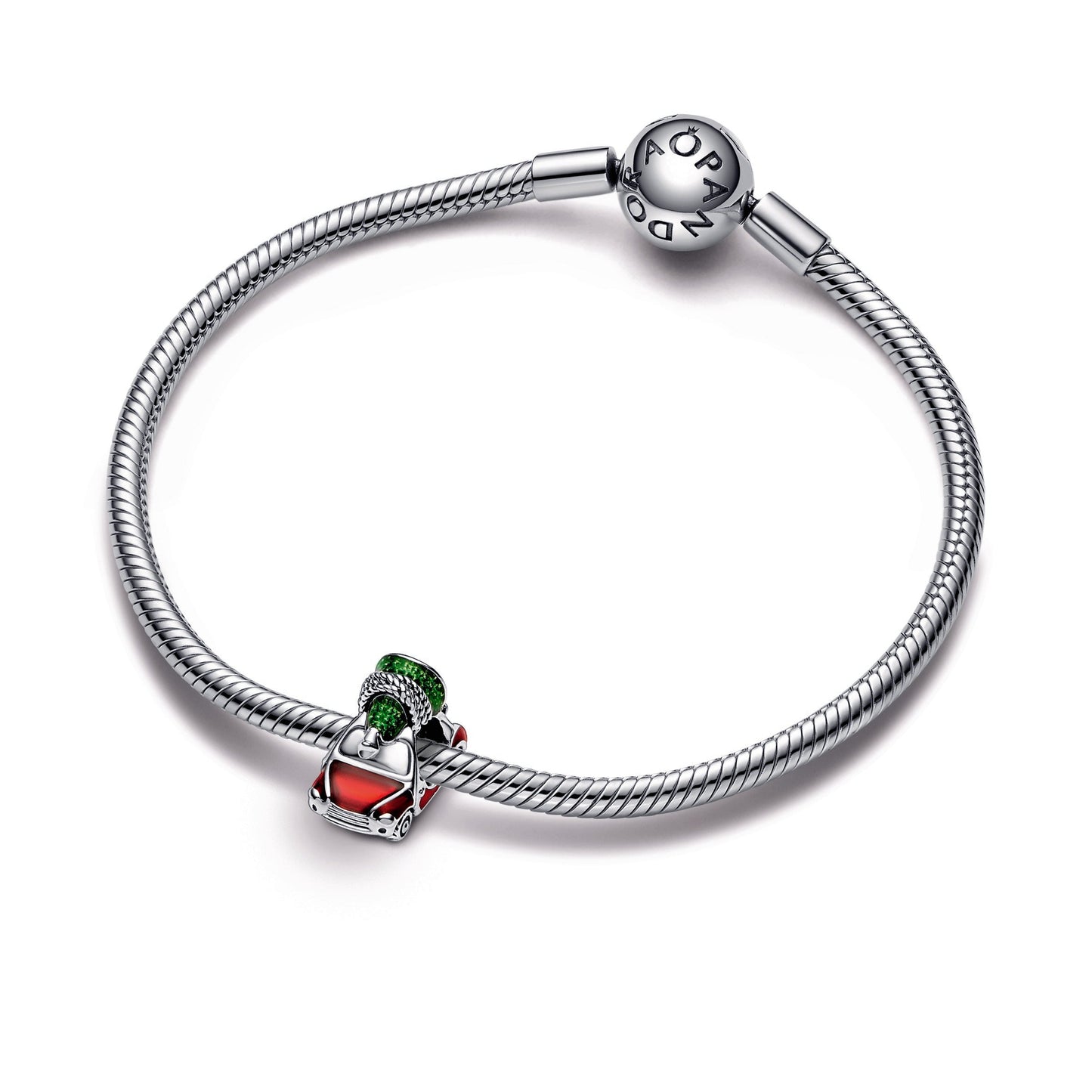 Festive Car & Christmas Tree Charm