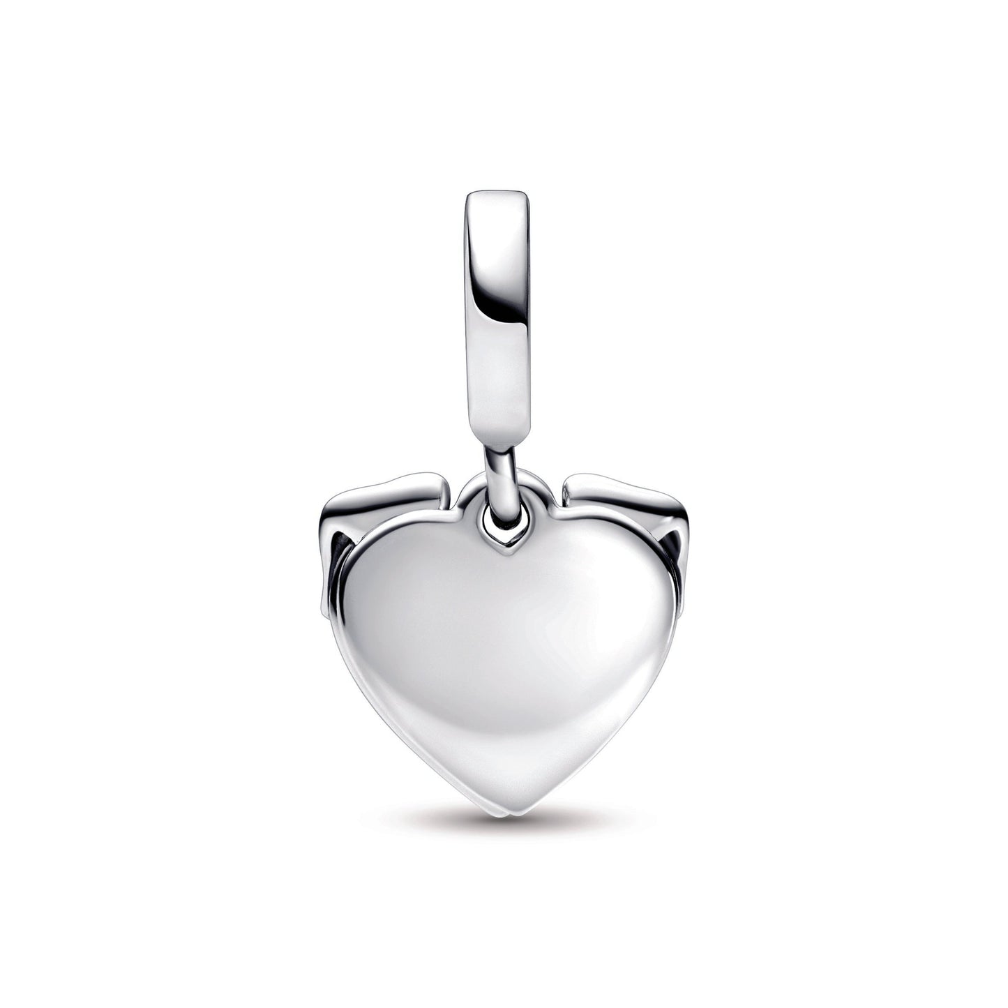 Heart & Dog Double Dangle Charm