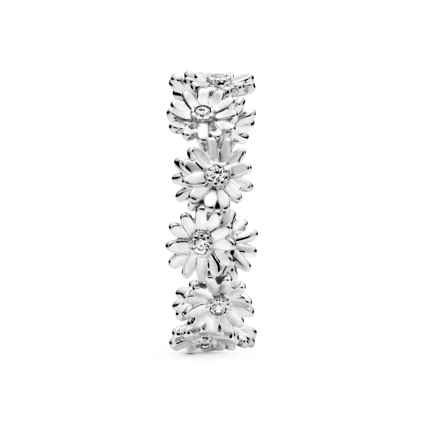 Sparkling Daisy Flower Crown Ring