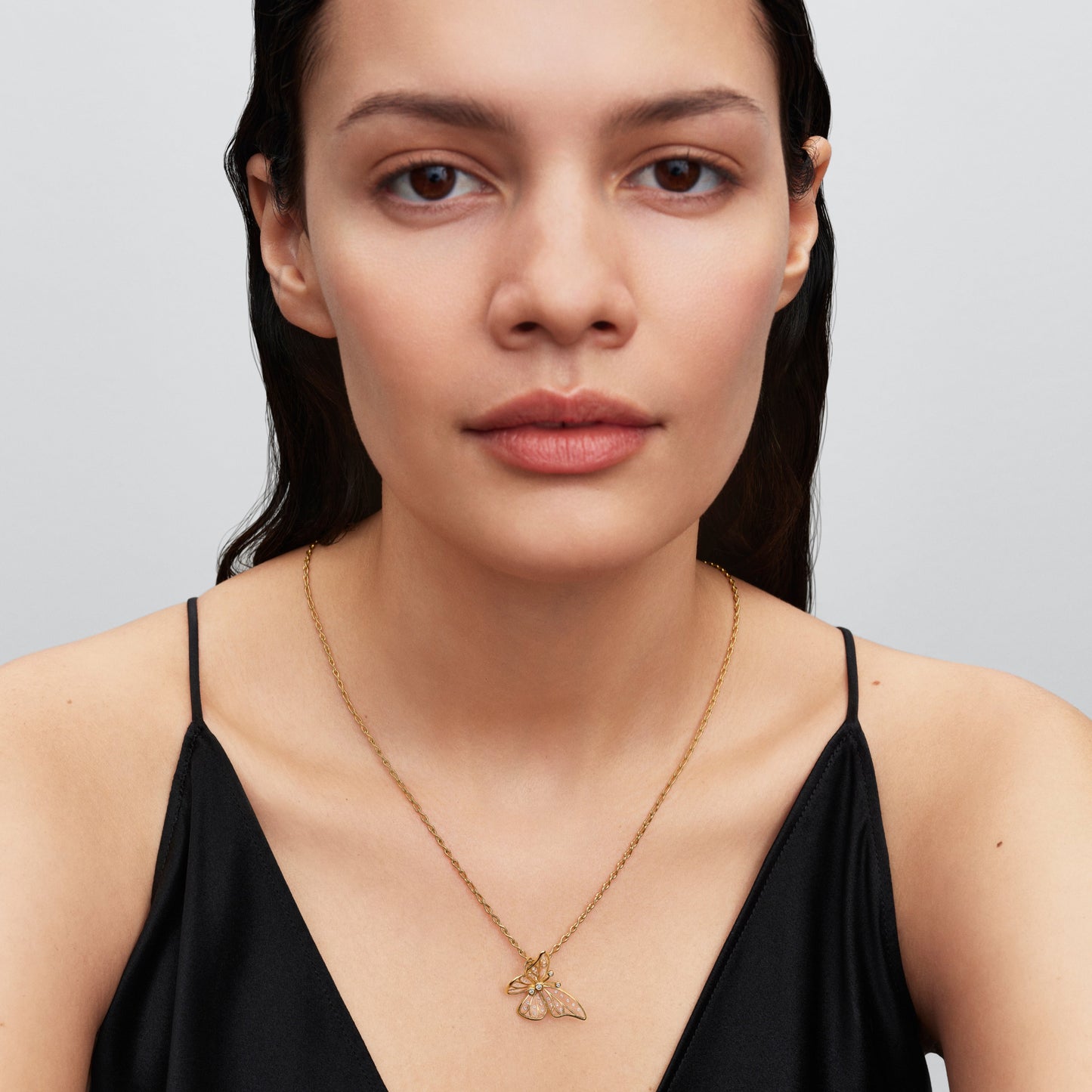 Oversized Butterfly Openwork Charm