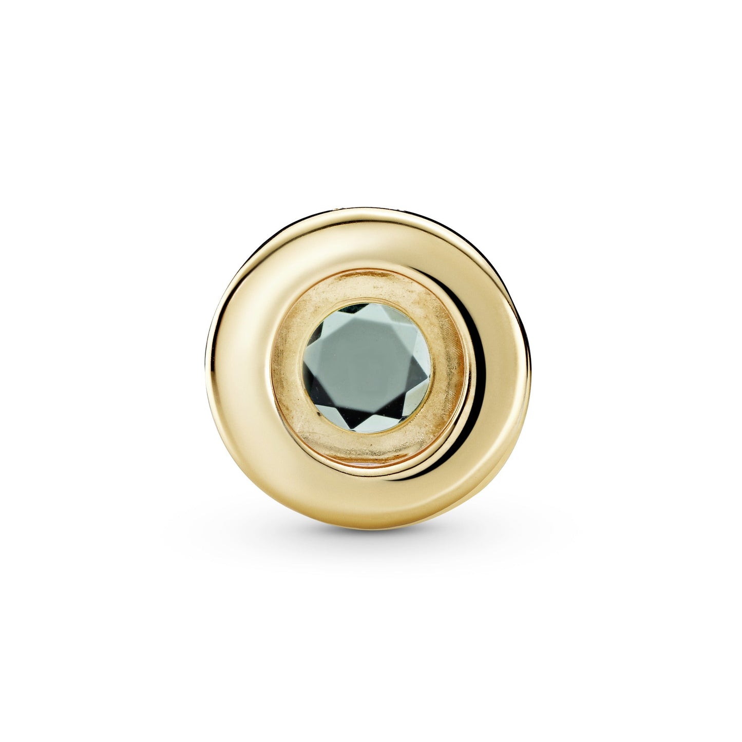 Green Circle Clip Charm