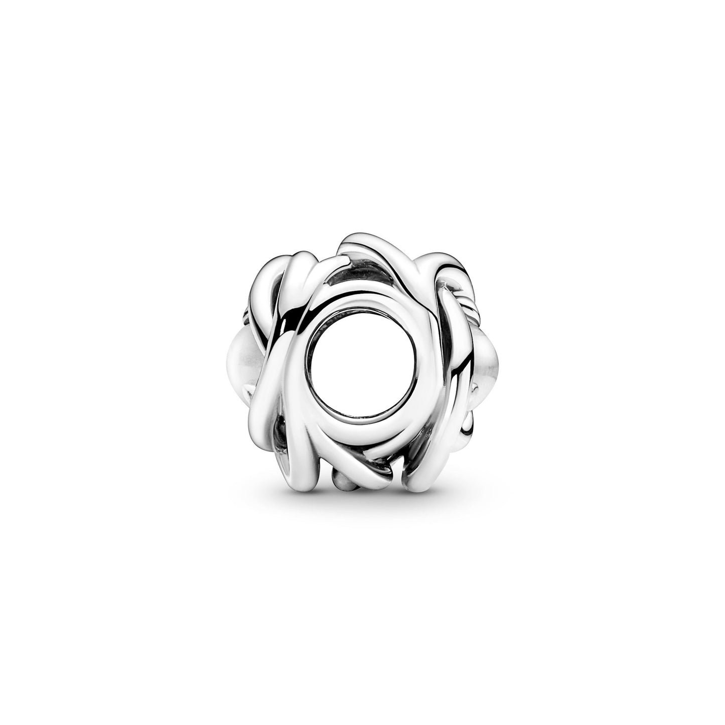 Clear Eternity Circle Charm