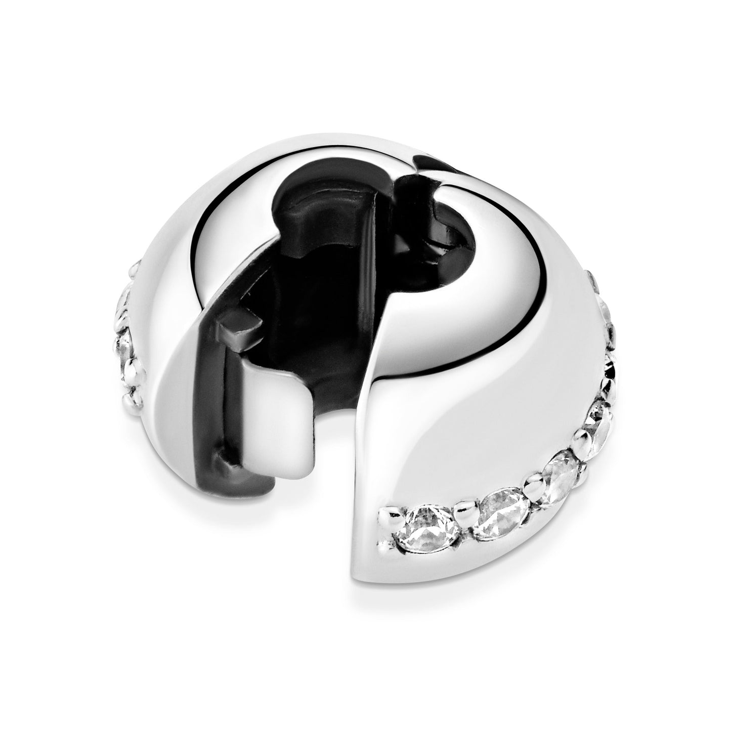 Sparkling Line Clip Charm
