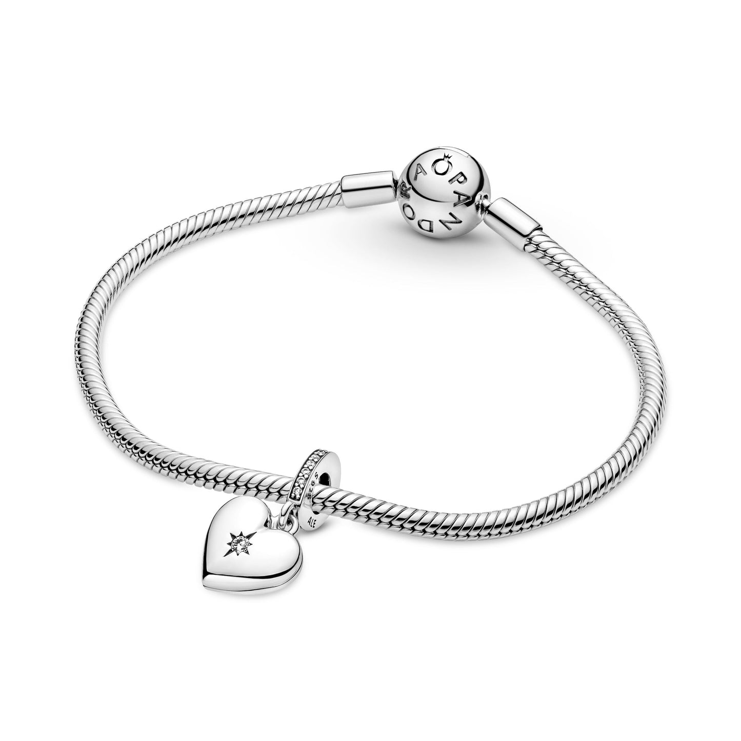 Openable Heart Locket Dangle Charm