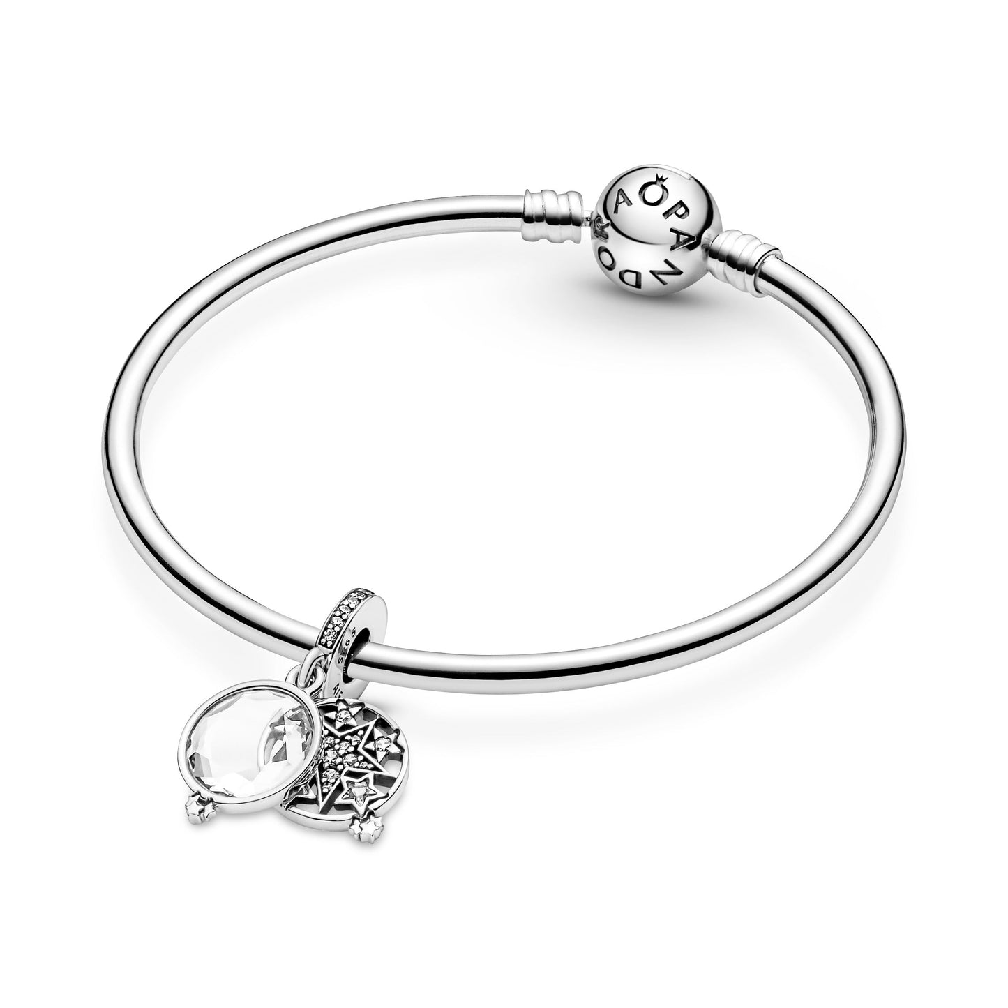 Magnified Star Double Dangle Charm