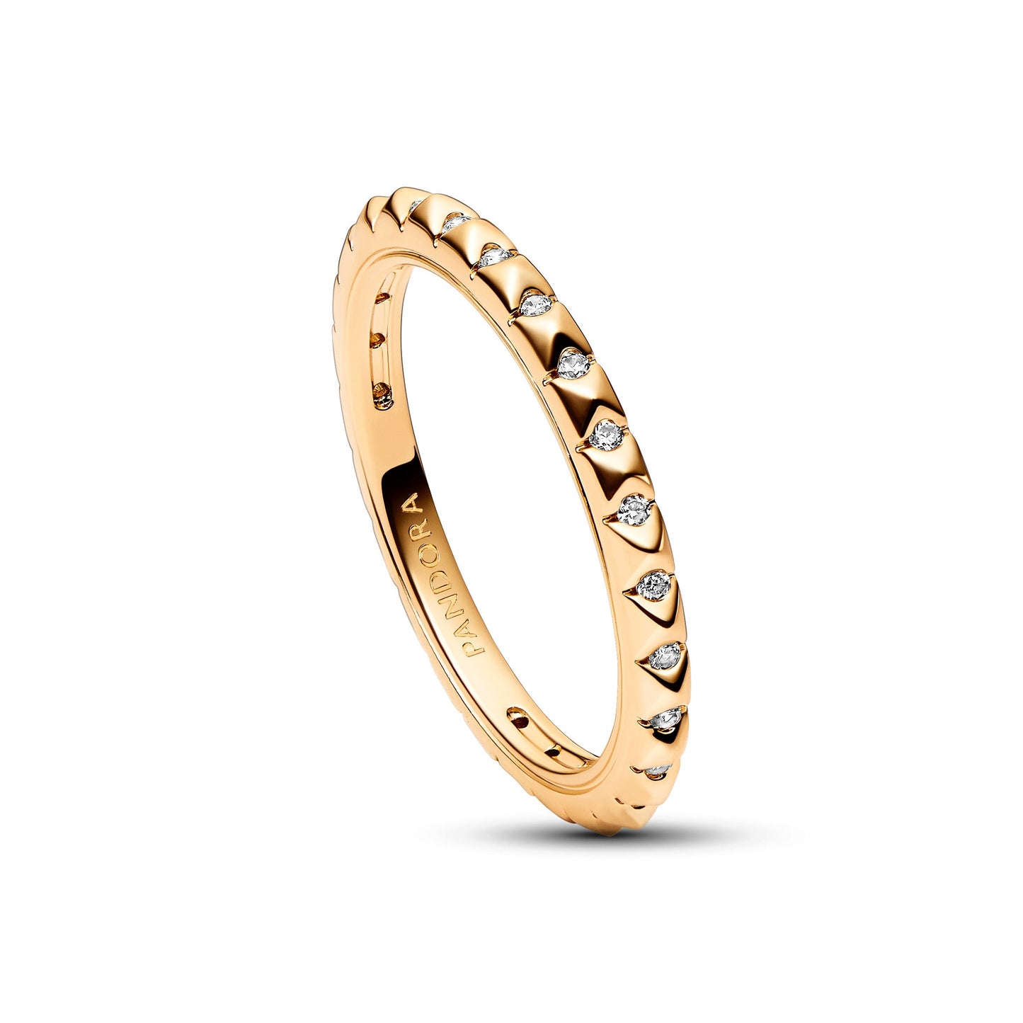 Pandora ME Pyramids Ring - 14k Gold Plated