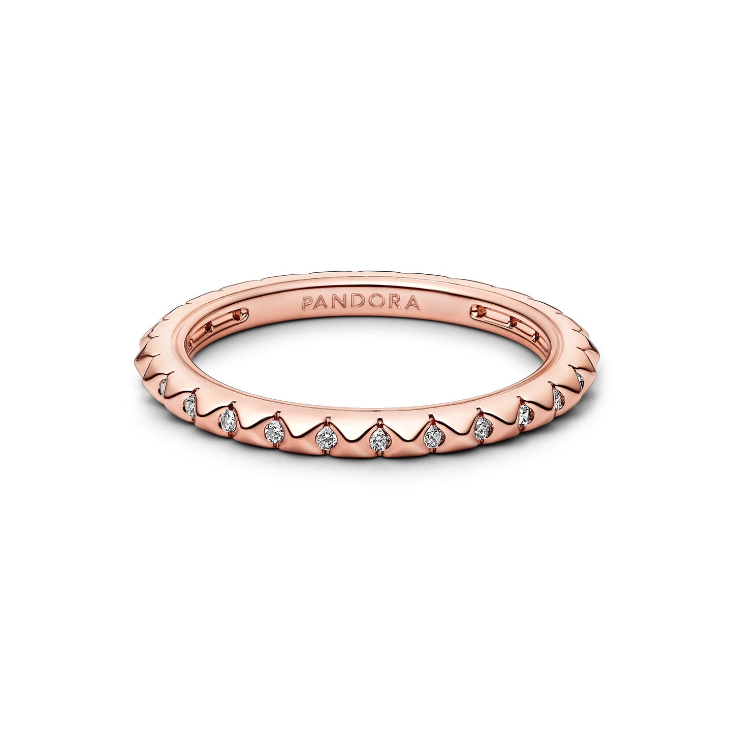 Pandora ME Pyramids Ring - 14k Rose Gold Plated