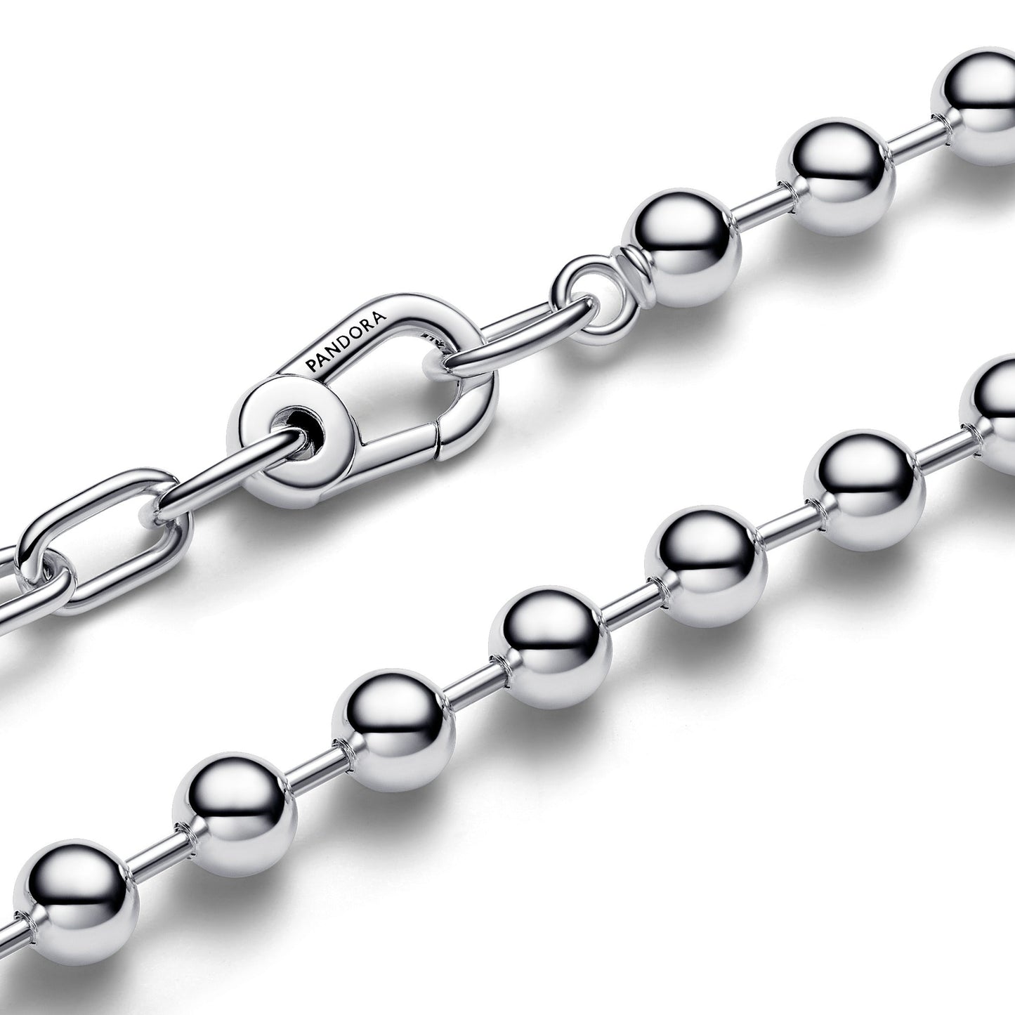 Pandora ME Metal Bead & Link Chain Necklace