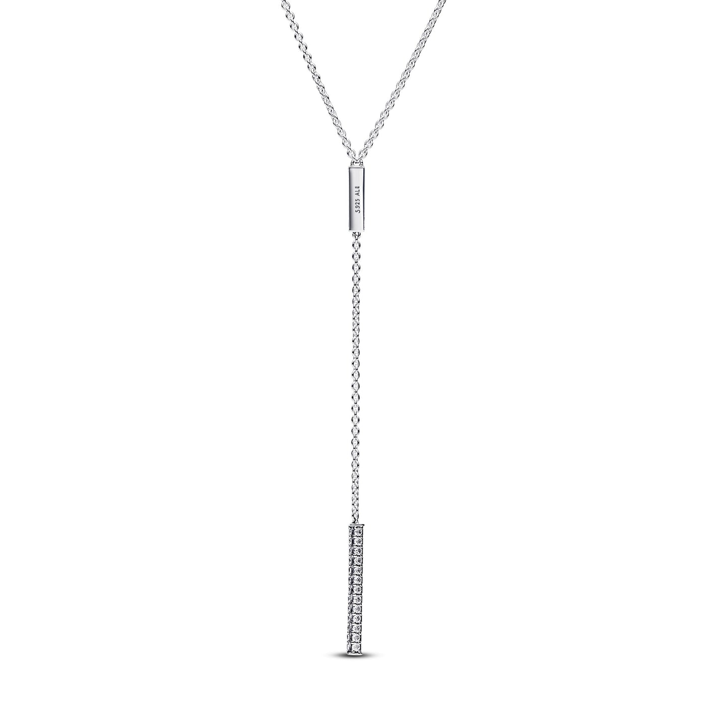 Pandora Timeless Pavé Prism Drop Necklace