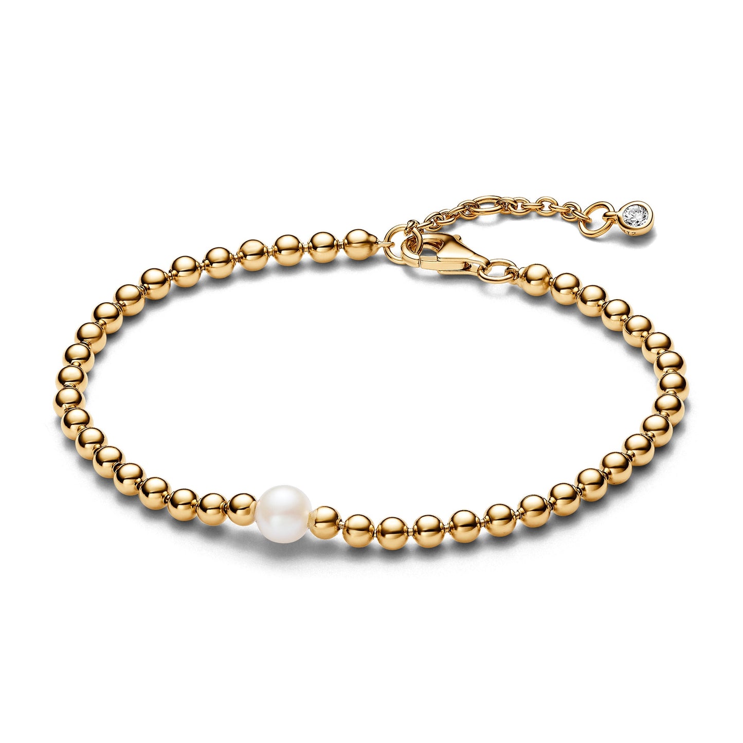Treated Freshwater Cultured Pearl & Beads Bracelet