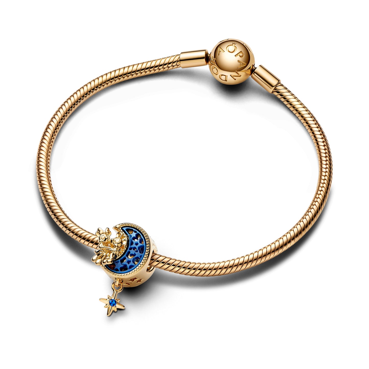 Disney Mickey Mouse & Minnie Mouse Crescent Moon Charm