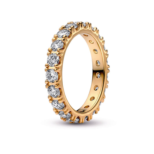 Sparkling Row Eternity Ring