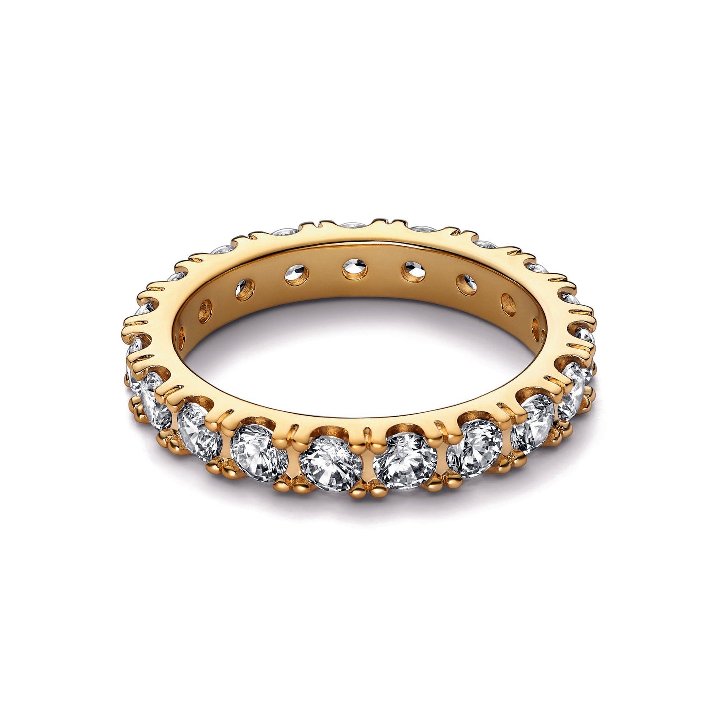 Sparkling Row Eternity Ring