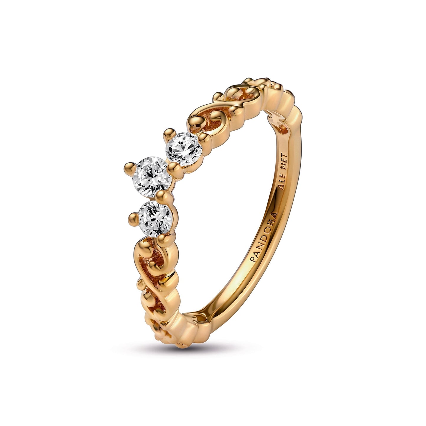 Regal Swirl Tiara Ring