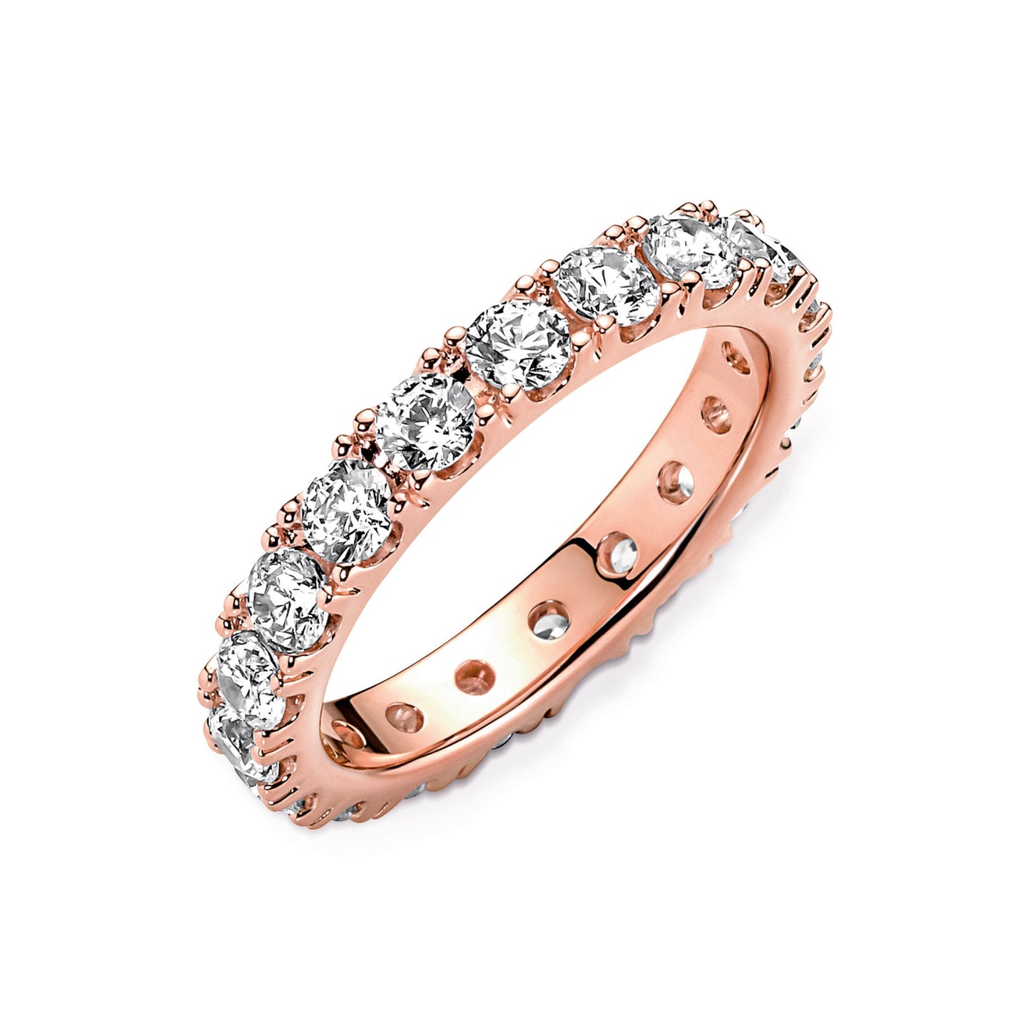 Sparkling Row Eternity Ring