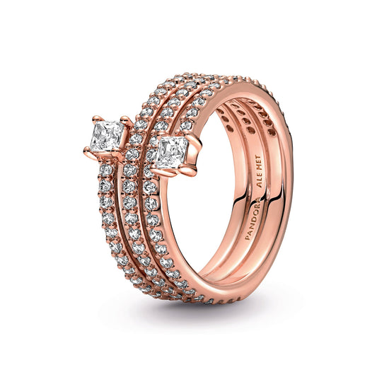 Triple Spiral Ring
