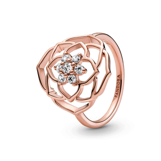 Rose Petals Statement Ring