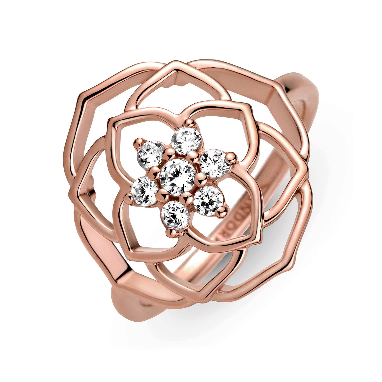 Rose Petals Statement Ring