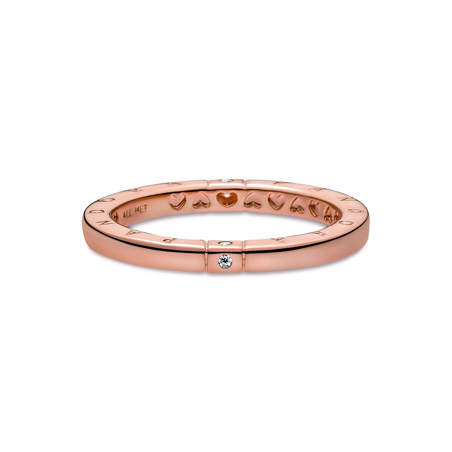 Logo & Hearts Ring