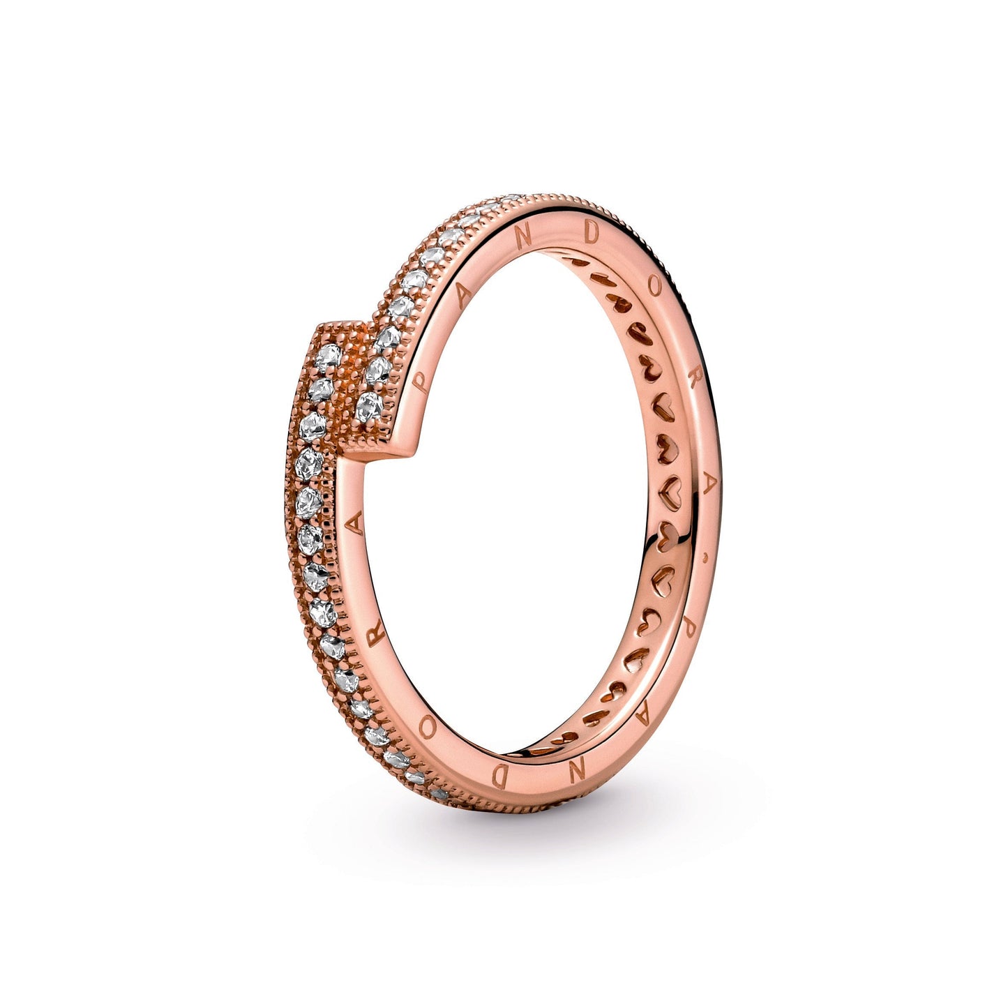 Sparkling Overlapping Ring