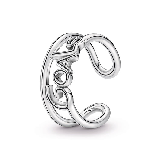 Pandora ME Goals Open Ring
