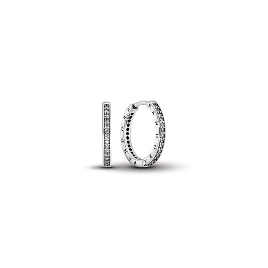 PANDORA Pavé Hoop Earrings