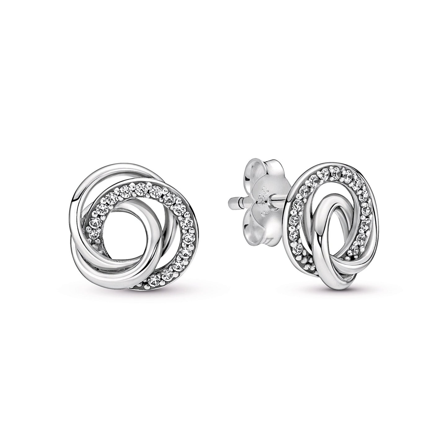 Family Always Encircled Stud Earrings