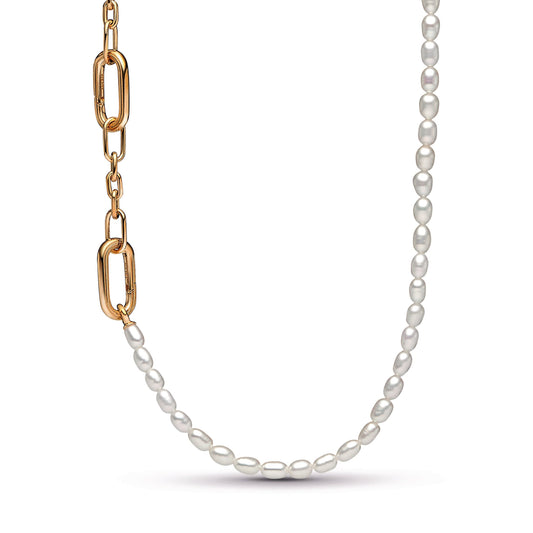 Pandora ME Slim Treated Freshwater Cultured Pearl Necklace