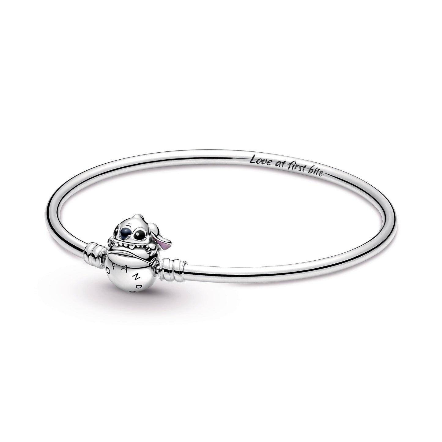 Pandora Moments Disney Stitch Biting Clasp Bangle
