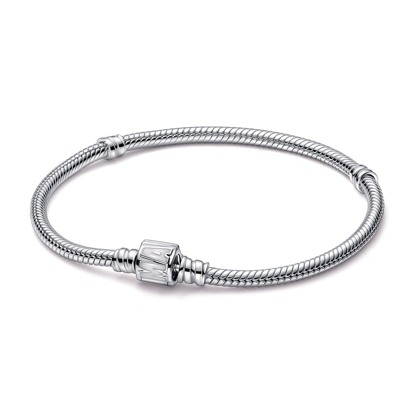 Pandora Moments Marvel Logo Clasp Snake Chain Bracelet
