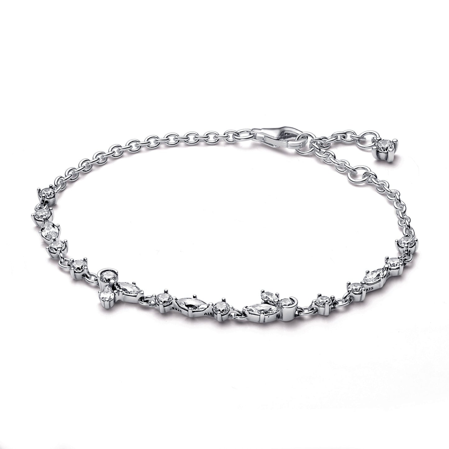 Sparkling Herbarium Cluster Chain Bracelet