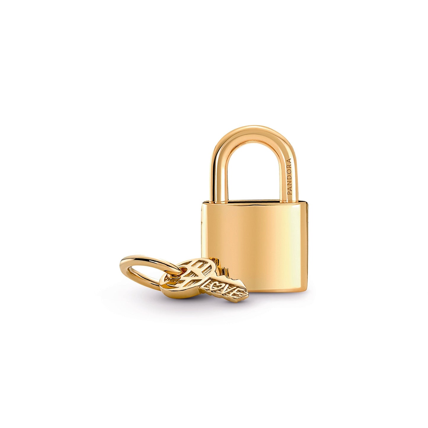 Padlock & Key Dangle Charm