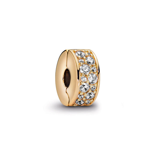 Clear Pavé Clip Charm