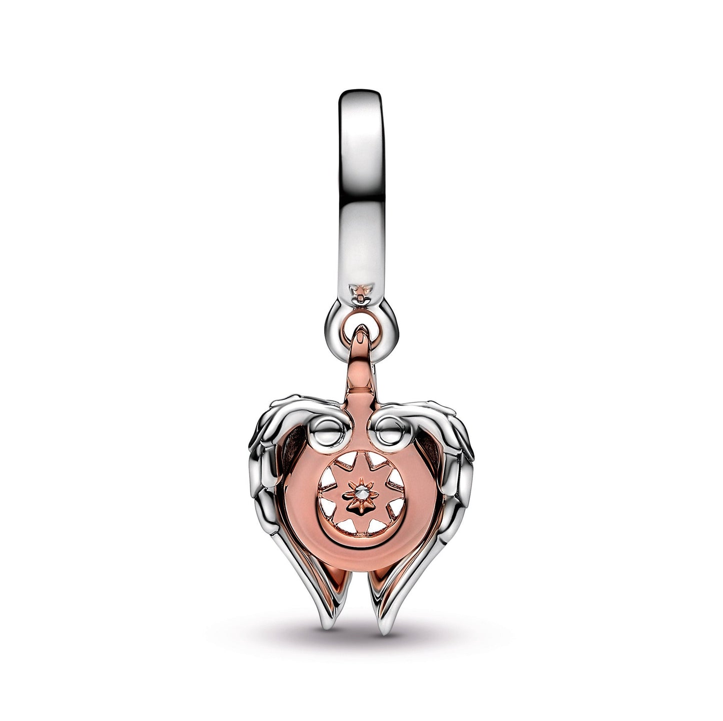 Celestial Compass Angel Wings Dangle Charm