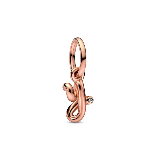 Letter y Script Alphabet Dangle Charm