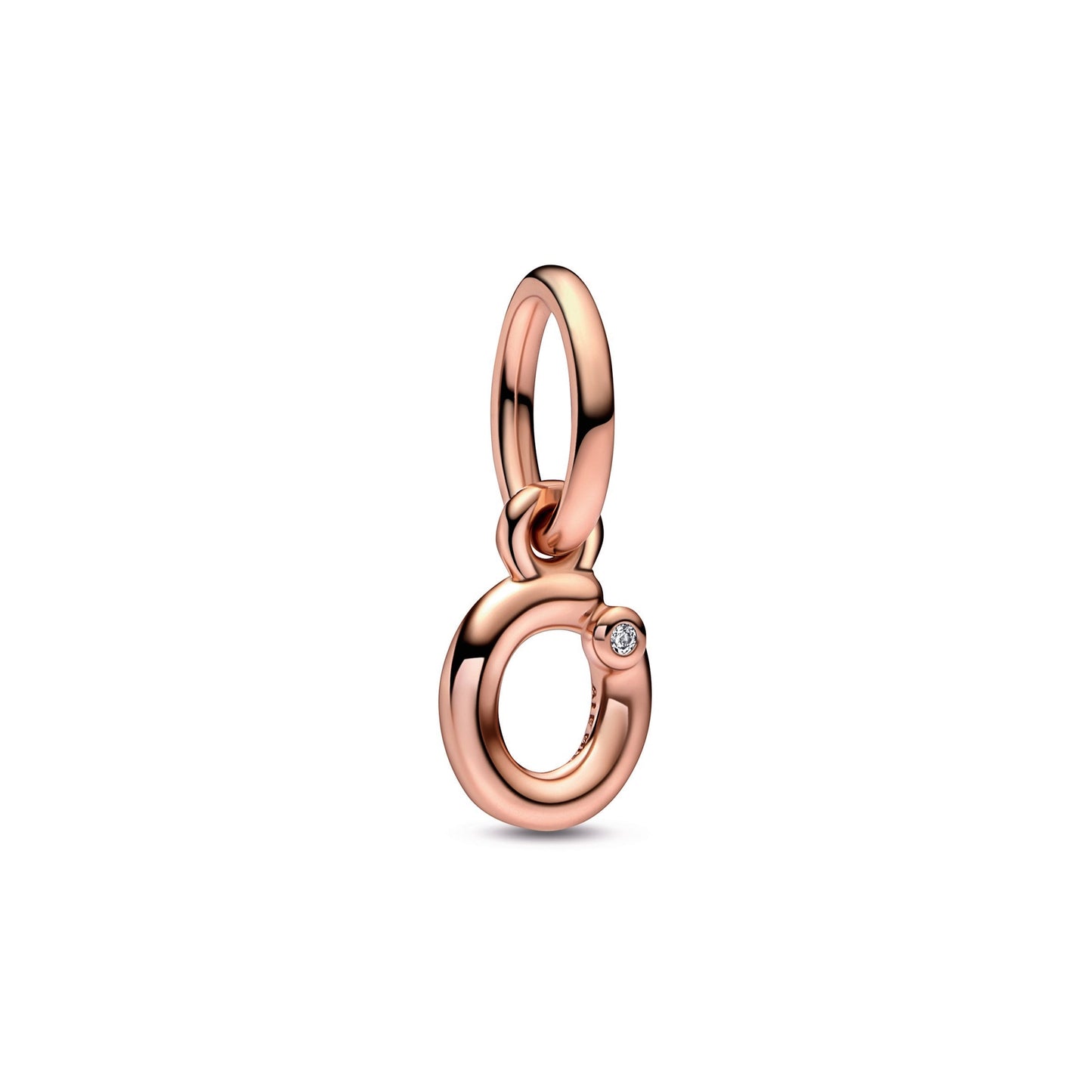 Letter o Script Alphabet Dangle Charm