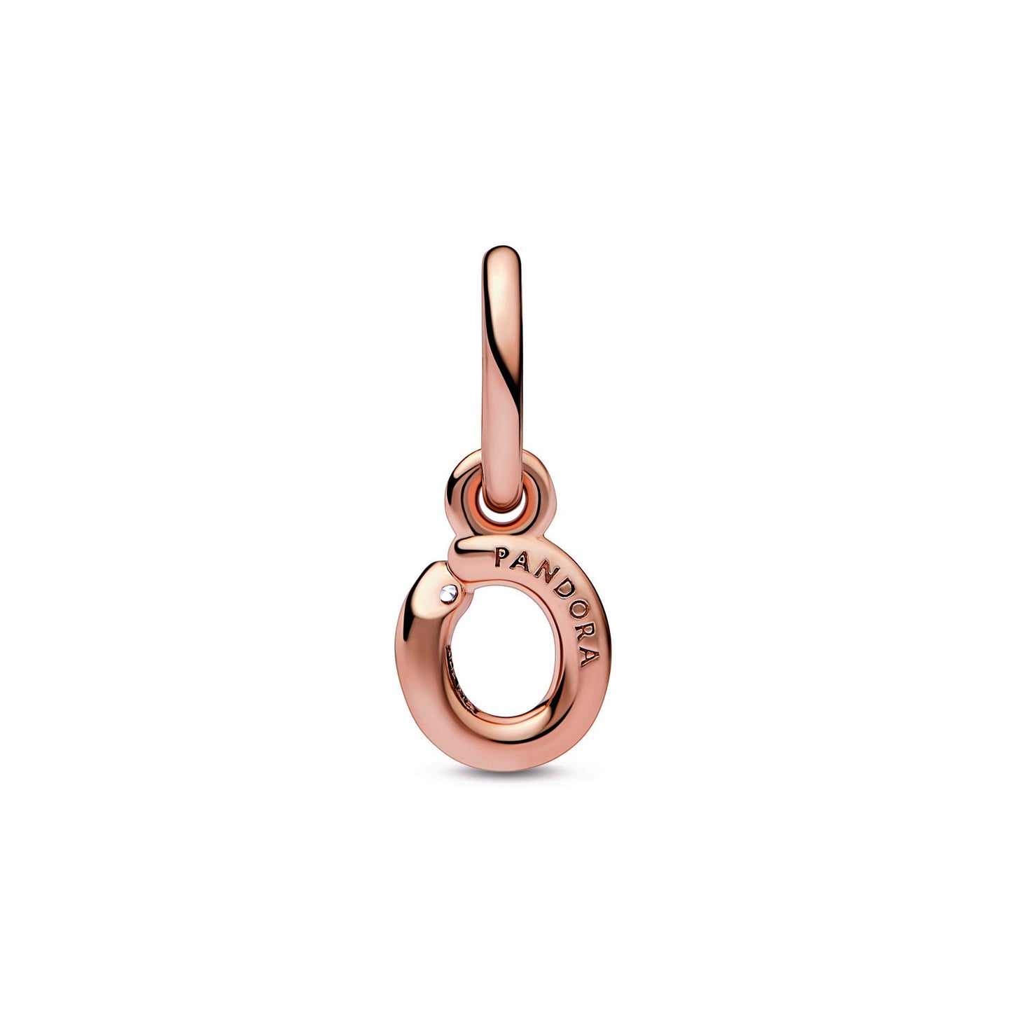 Letter o Script Alphabet Dangle Charm
