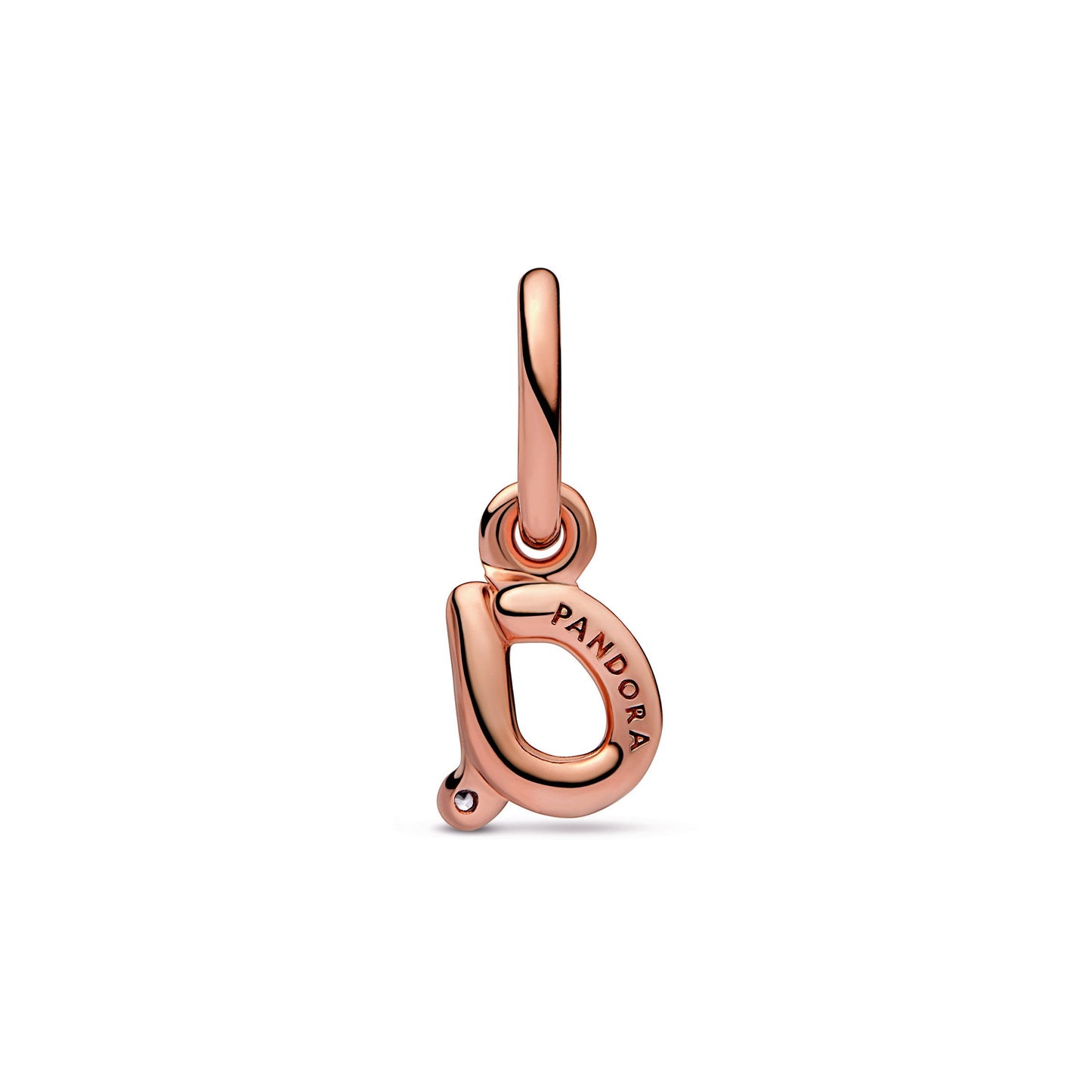 Letter a Script Alphabet Dangle Charm