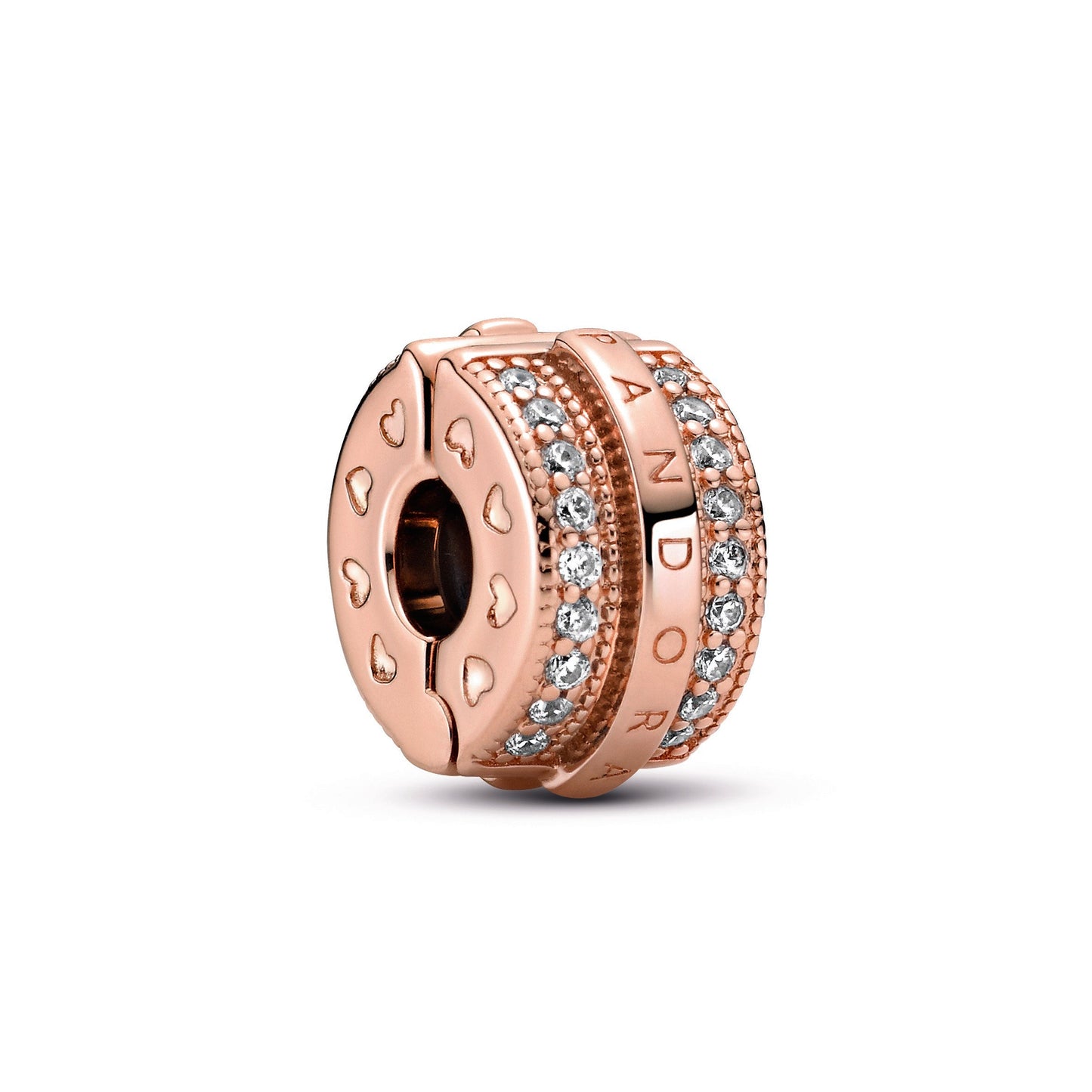 Sparkling Pavé Lines and Logo Clip