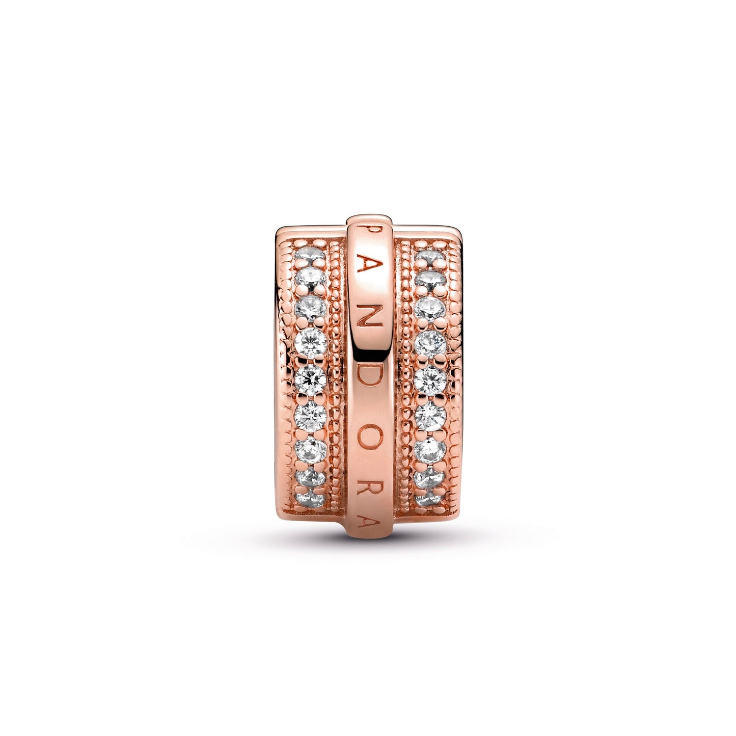 Sparkling Pavé Lines and Logo Clip