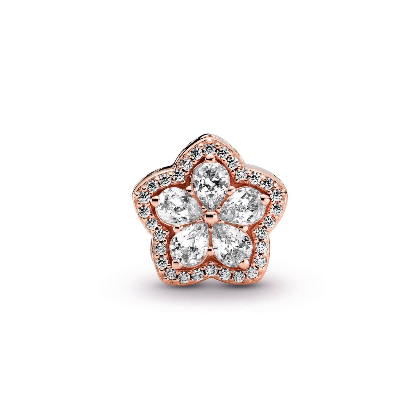 Sparkling Snowflake Pavé Charm