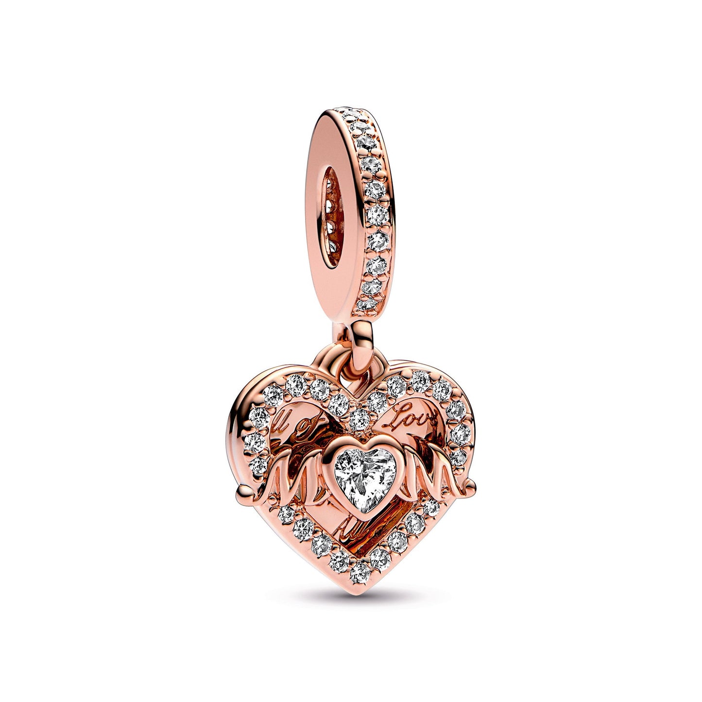 Heart & Mum Dangle Charm